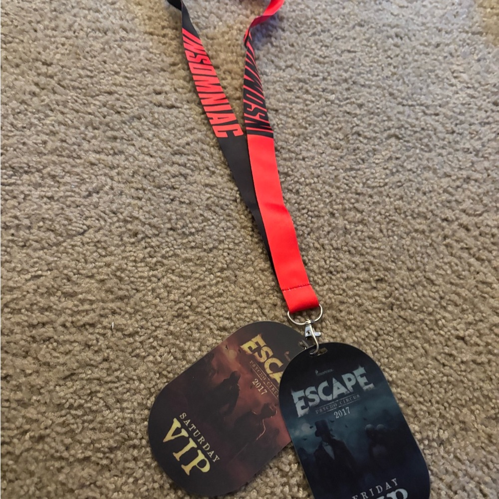 Escape 2017 Lanyard with Tags